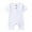 White, variant on XBASW Baby Newborn Cotton Romper Infant Unisex Jumpsuit Summer Solid Color Bodysuit Onesies Outfits for Boys Girls 0-24 Months