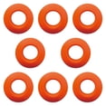 thumbnail image 2 of S SERENABLE 8 Pieces Kayak Paddle Drip Rings PVC Guards for Canoe Boating Rafting Orange, 2 of 9