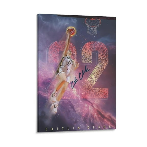 Caitlin Clark Basketball(3) Canvas Wall Art Poster For Room Aesthetic And Decor Poster For Bedroom Kitchen Bathroom Living Room Office Decor