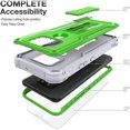 thumbnail image 4 of Wekity AT&T Maestro Max Phone Case, Cricket Ovation 2 Phone Case, Dual Layer Shockproof Heavy Duty Case with Screen Protector, Built-in Kickstand (Blue), 4 of 5