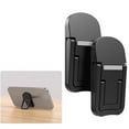 thumbnail image 5 of Hzzsbu 2 Pcs Invisible Double Laptop Stand, Adjustable Setting Foldable Laptop Riser, Mini Computer Keyboard Stand, Self-Adhesive Keyboard Riser for Most Keyboards, 5 of 7