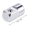 thumbnail image 2 of Unique Bargains 3 Pcs 1/4" Drive (F) x 1/2" (M) Socket Adapter, Female to Male, 2 of 3