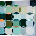 thumbnail image 2 of Great Art Now Circles by Naomi Taitz Duffy 2 Piece Canvas Art Set Each 14"W x 14"H, 2 of 3