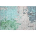 thumbnail image 2 of Addison Rugs Mayfield Premium Machine Washable Transitional Abstract Teal Rectangle Rug, 1'8" x 2'6", 2 of 6