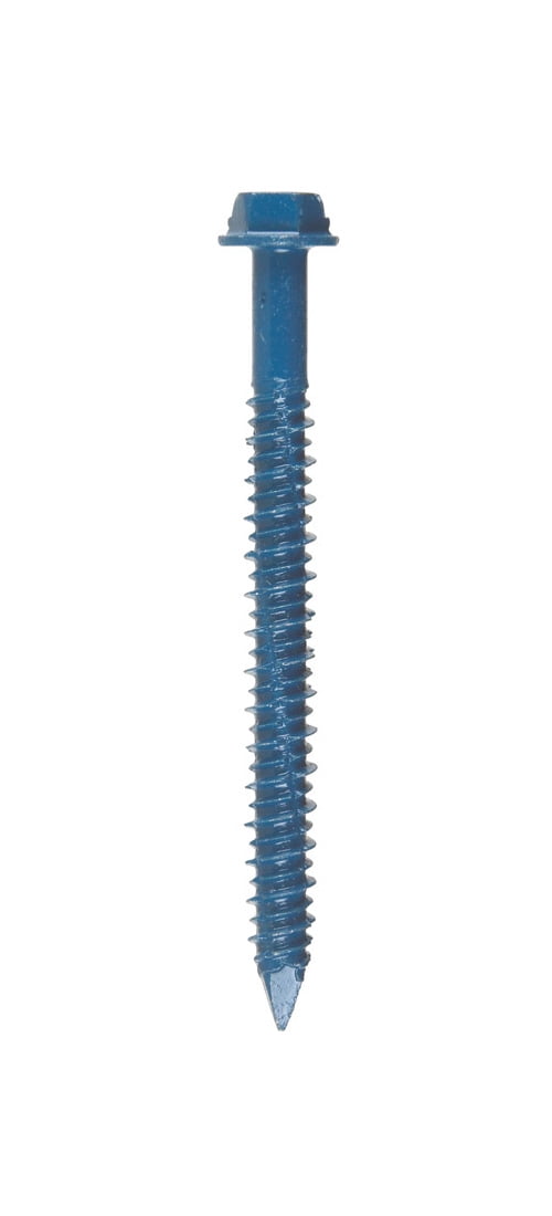 Hillman Concrete Screw Anchor Tapper - Steel Hex Head - 1/4" D x 2.75" L