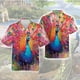 thumbnail image 5 of Nueva camisa de moda con diseño de pájaro para hombre, camisas casuales de verano de manga corta, blusas hawaianas con estampado 3D de pavo real para playa, blusa masculina Harajuku, 5 of 5