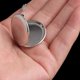 thumbnail image 4 of Stainless Steel Circular Locket Pendants For Women Men Openable Photo Frame Glossy Stainless Steel Necklaces, 4 of 5