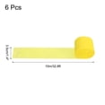 thumbnail image 2 of Uxcell Cintas de Papel Crepé 6 Rollos 196.8 pies para Decoración, Amarillo (1.4 in x 32.8 ft/Rollo), 2 of 5