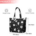 thumbnail image 4 of Halloween Ghost Bat Star Pattern Travel Tote Bags for Women Carry On,Large Weekender Bags for Women Travel,Multi Functional Duffle Bag for Work,Shopping,Sports, 4 of 5