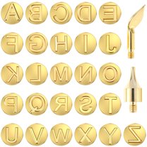 Tip Burning Stamps Wood Working Woodworking Letter Head Transfer Carving Letters  Wooden Pyrography Alphabet Embossing 