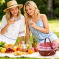 thumbnail image 4 of Fokuz Handwoven Picnic For Outdoor Dining Natural Food Storage Container With Handle, 4 of 6