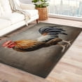 thumbnail image 1 of Rooster Rugs for Kitchen Floor - 3x4Rooster Rug - Rustic Farm Animal Area Rug - Country Chicken Rugs - Farmhouse Animal Carpet, 1 of 7