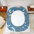 thumbnail image 5 of Homewish King Size 4-Piece Floral Butterflies Flowers Exotic Microfiber Bed Sheets, 5 of 7