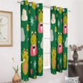 thumbnail image 3 of Cute Frog Pattern with Hearts 2 Panels Blackout Curtains for Bedroom Living Room Drapes Kitchen Room Window Blackout Curtain Grommet, 3 of 6