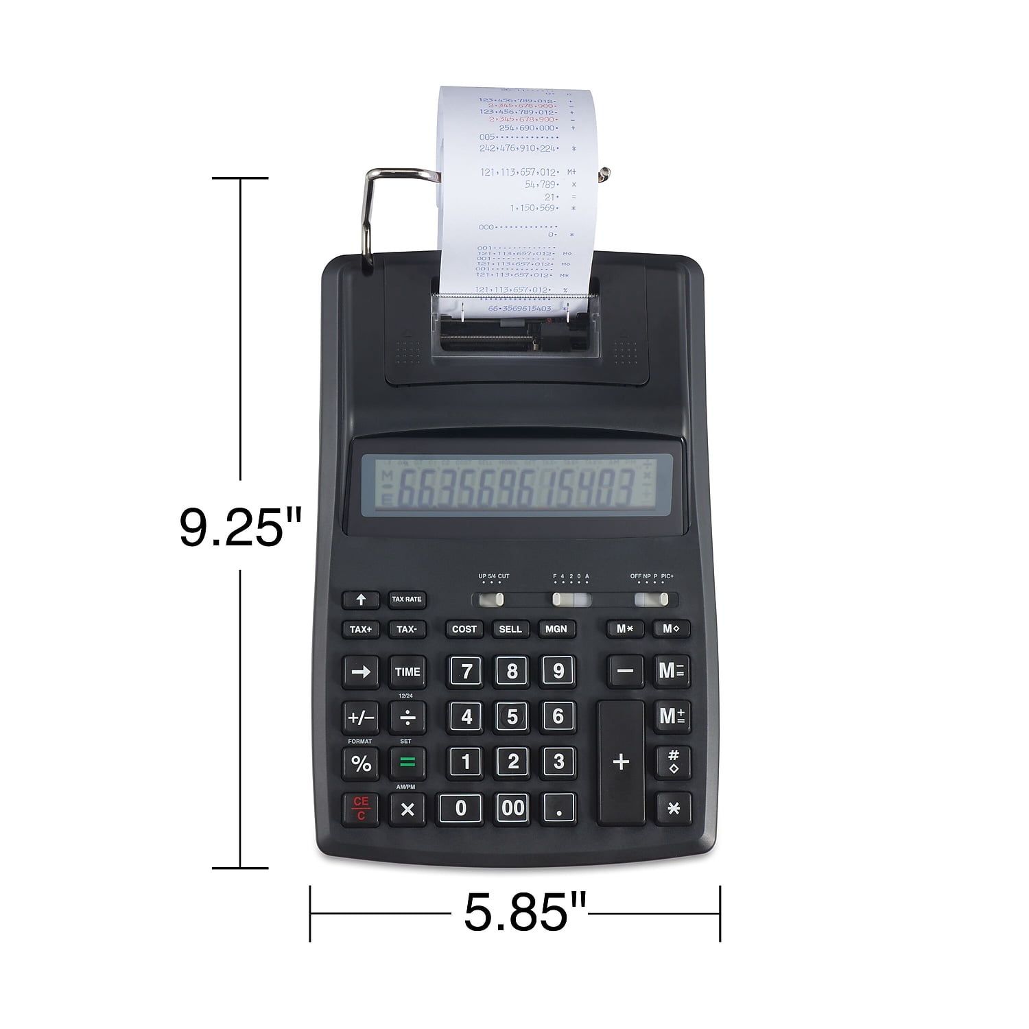 Staples 12-Digit Desktop Printing Calculator Black 2/Pack ST44780-CCVS