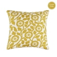 thumbnail image 3 of Throw Pillow Cushion Covers 18x18 Inch Yellow Floral Decorative Jacquard Square Pillow Sham for Couch Bed Sofa, 3 of 7