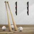 thumbnail image 4 of LIFKOME 1Pair Baseball Bat Display Rack Wall Mount Holder Black Density Saving Organizer, 4 of 8