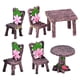 thumbnail image 2 of 6pcs Miniature Tables Small House Microlandscape Resin Furniture Accessories, 2 of 3