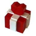 thumbnail image 4 of Ring Box, Red And White Ring Gift Box  For Anniversary, 4 of 8