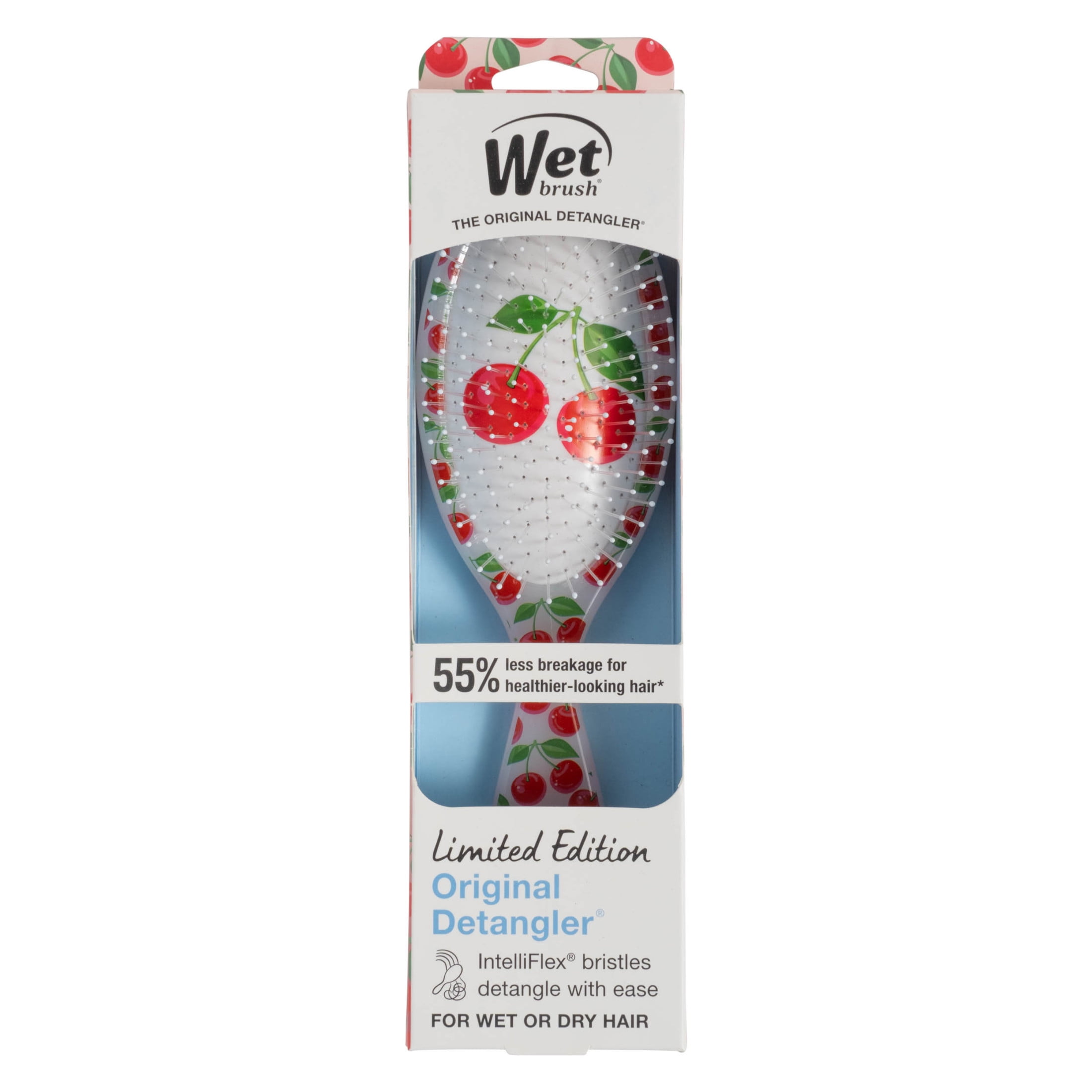 Wet Brush Original Detangler Hair Brush, Tutti Frutti Collection, Cherry