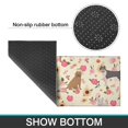 thumbnail image 6 of Pitbull Dog and Flower Floral Kitchen Rugs Sets Of 2,Anti Fatigue Kitchen Mat Rugs Non Slip Washable,Decorative Kitchen Floor Mats for Kitchen,Sink,Laundry,17"x30"+17"x47", 6 of 7