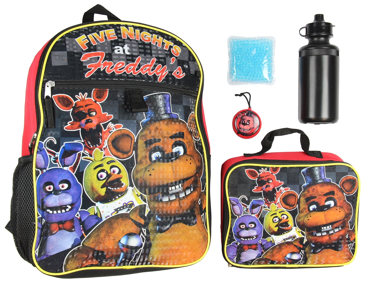 five nights of freddy backpack and lunch box