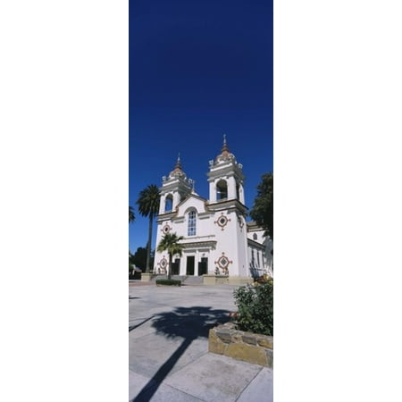 Facade of a cathedral Portuguese Cathedral San Jose Silicon Valley Santa Clara County California USA Canvas Art - Panoramic Images (18 x
