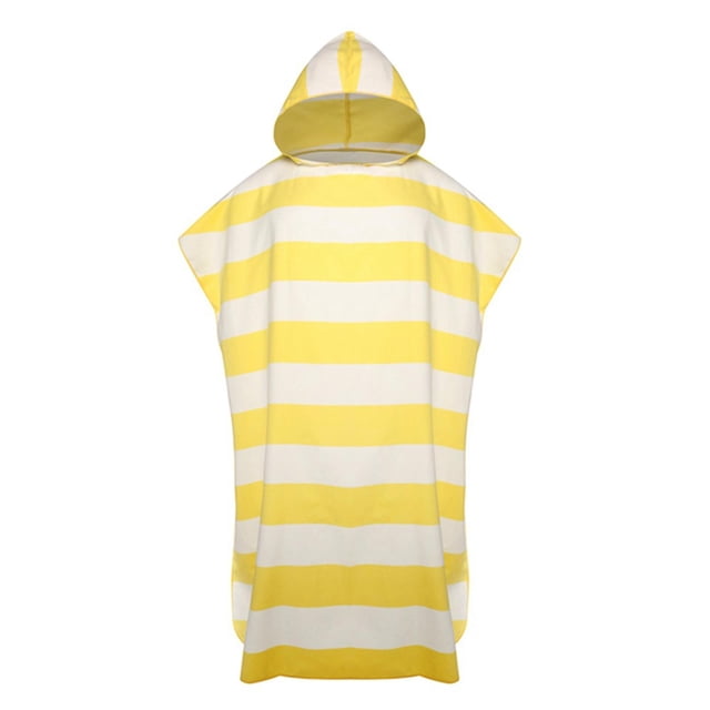 cambiadora, Poncho toalla de microfibra oversize, Toalla cambiador y Poncho surfero Amarillo shamjiam Capa de playa