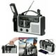 thumbnail image 4 of Radio solar portátil con manivela, receptor de radio multibanda AM FM SW con linterna LED, 4 of 8