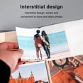 thumbnail image 1 of 6 Inch DIY Photo Album 200 Pockets Pictures Holder Practical Interleaf Type Collector Commemorative Organizer Family Memory Book Birthday Wedding Baby Blue, 1 of 7