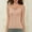 #249-Beige, variant on Warop Women's Camisole with Built-in Bra, Breathable and Comfortable with Round Neck and Decorative Buttons, Summer Sleeveless for Layering and Daily Wear