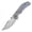 Blue Titanium, variant on Kansept Orion Folding Pocket Knife 3.07''Damascus Blade,Blackwash Titanium Handle,K1089A3