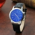 thumbnail image 3 of TopLLC Men's Quartz Watch Ray Glass Watch Quartz Simulates The Wrist Watch Men watch, 3 of 4