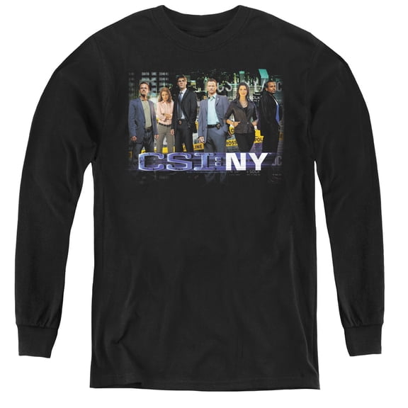 Csi Ny - Cast - Youth Long Sleeve Shirt - Medium