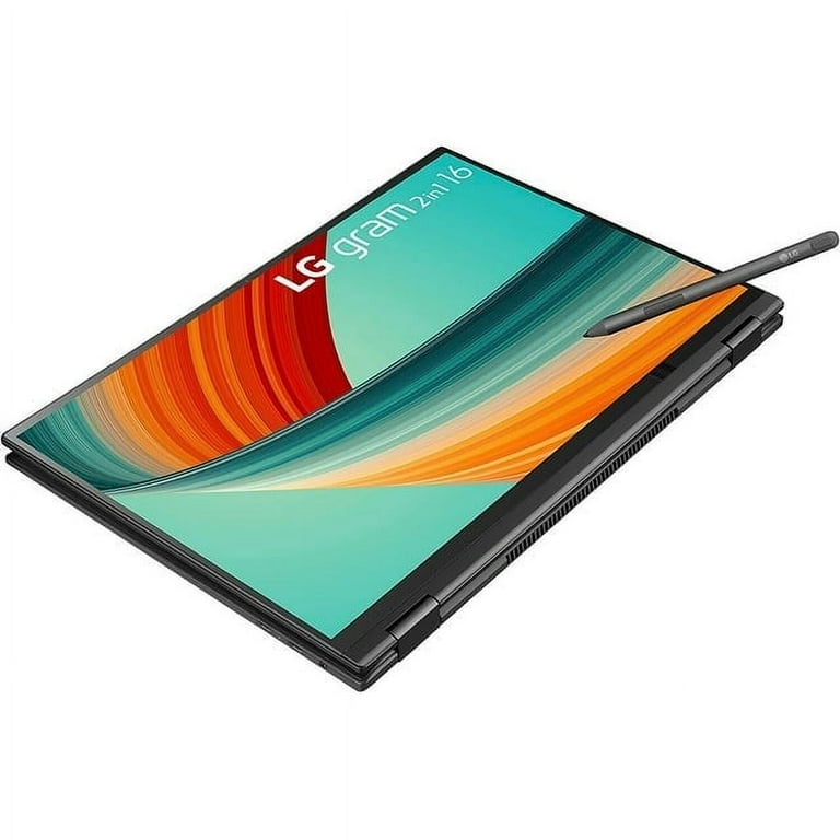 LG gram 16” 2in1 Lightweight Laptop, Intel 13th Gen Core i7 Evo Platform, Windows 11 Home, 16GB RAM, 512GB SSD, Black LG gram 16” 2in1 Lightweight Laptop, Intel 13th Gen Core i7 Evo Platform, Windows 11 Home, 16GB RAM, 512GB SSD, Black
