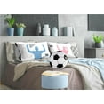 thumbnail image 6 of Messi 12" Soccer Ball Pillow Buddy, Polyester, Black & White, Messi, 6 of 7