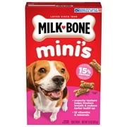 Milk Bone Mini’s Crunchy Mini Dog Treats, 15 oz Box, Original Beef Flavor