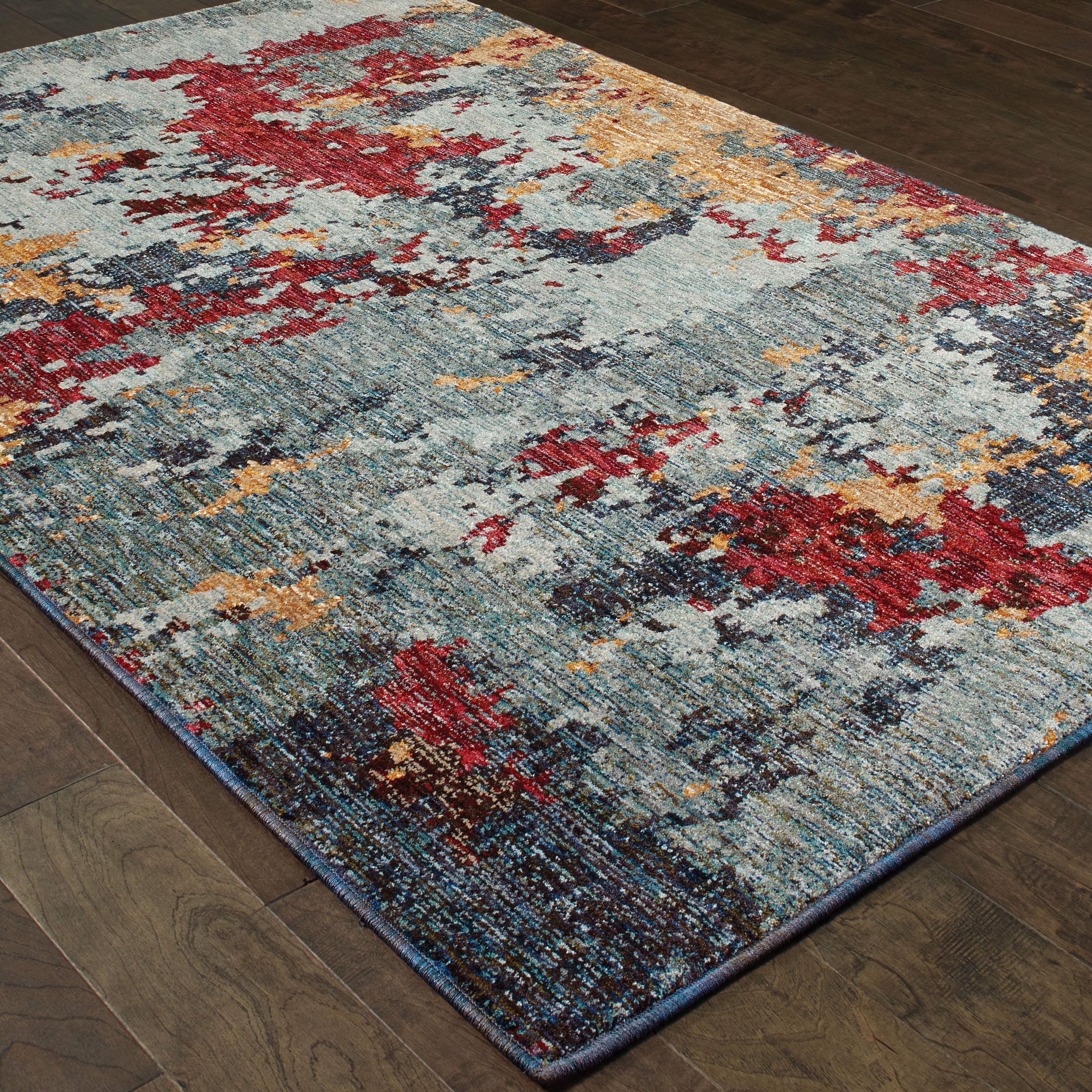 Avalon Home Everman Abstract Woven Area Rug, 5.25' x 7.55'