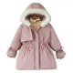 thumbnail image 2 of Abrigo De Invierno Para Niños Pequeños, Chaquetas De Abrigo Para Niñas, Abrigo De Algodón Para Niños, Abrigo Informal De Moda Con Capucha Gruesa, Color Rosa Odeerbi LM103-7712, 2 of 9