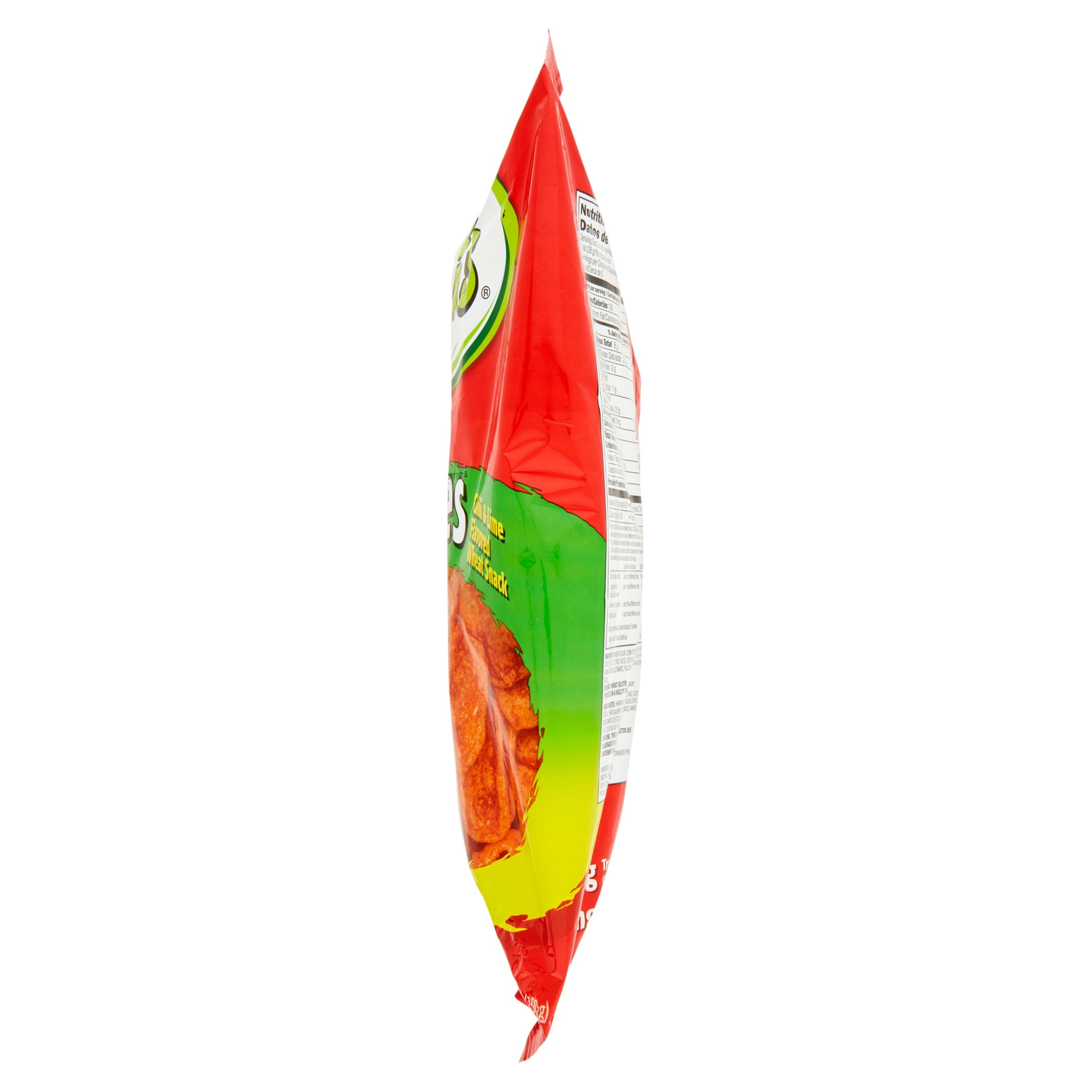 (9 pack) Totis Chili Lime Chicharrón Flavored Wheat Chips, 5.35 oz