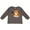 Charcoal, variant on Inktastic Just a Wee Bit Wild- cute tiger cub Boys or Girls Long Sleeve Toddler T-Shirt