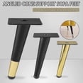 thumbnail image 2 of 4pcs Furniture Feet Iron Rust-proof Tapered Furniture Legs For Coffee Table, 2 of 5