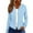 Sky Blue #712, variant on Bovemsi Women's Long Sleeve Tops Zip Up Jackets 2025 Fall Basic Lightweight Sweatshirt Print Shirts Drawstring Full Hoodies Long Sleeve Blouse