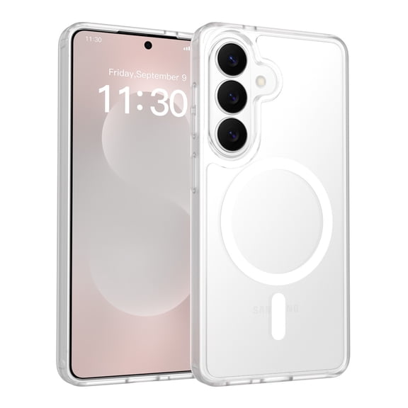 Magnetic Compatible with Samsung Galaxy S26 Case,(Military Grade Drop Protection) [Translucent Matte] Shockproof Protective Phone Cover