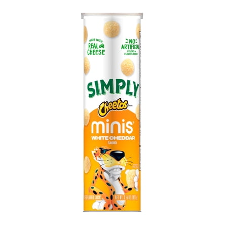 Simply Cheetos Mini White Cheddar snacks, 3.625 oz