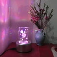thumbnail image 2 of 7LED Rond Unique Tournant 3D Coloré Lumière Base Plate-Forme Tournante Affichage Électrique Stand, 2 of 9