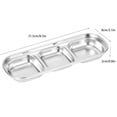 thumbnail image 3 of Platón para salsa apilable de acero inoxidable, platillo para condimentos, platón para refrigerios para adultos y niños, condimento para el hogar, fiesta o barbacoa, 3 of 7