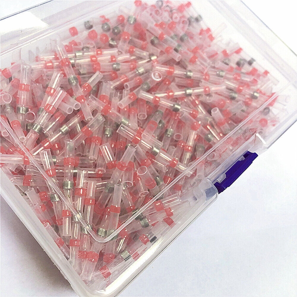 300PCS Red Waterproof Solder Seal Sleeve Heat Shrink Wire Connectors Terminals