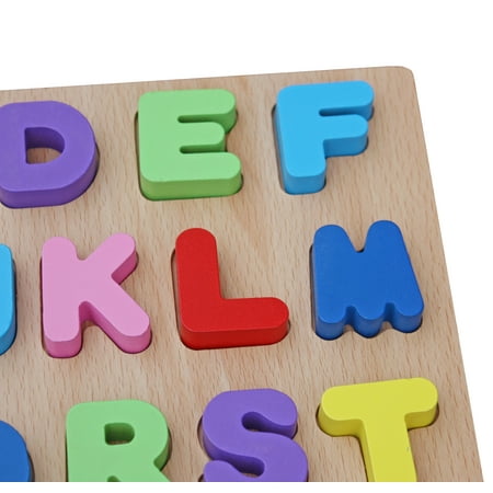 Timy Wooden Alphabet Puzzles 26PCS Letters Alphabet ABC Jigsaw Puzzle