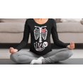 thumbnail image 5 of Old Glory Maternity Halloween Baby Girl Skeleton Long Sleeve T Shirt, 5 of 6